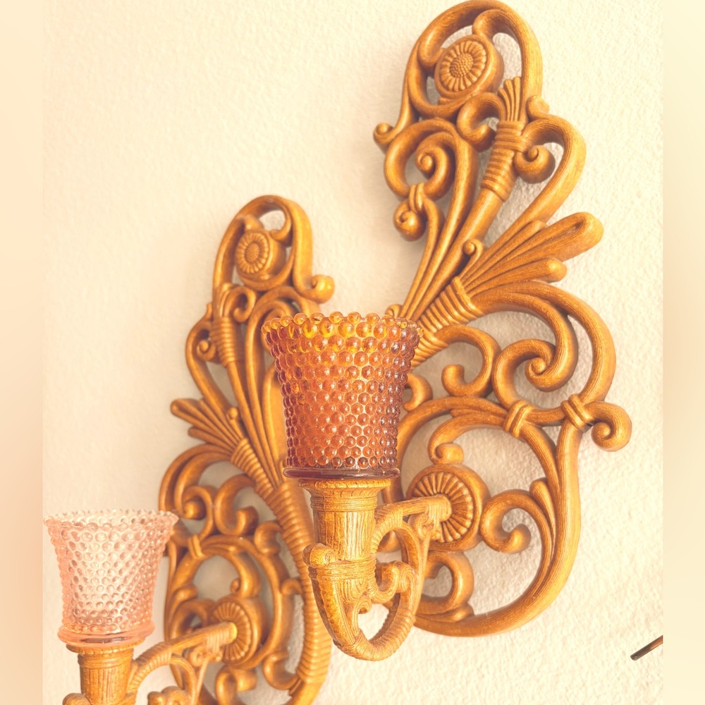 Vintage Scroll Sconce Set of 2